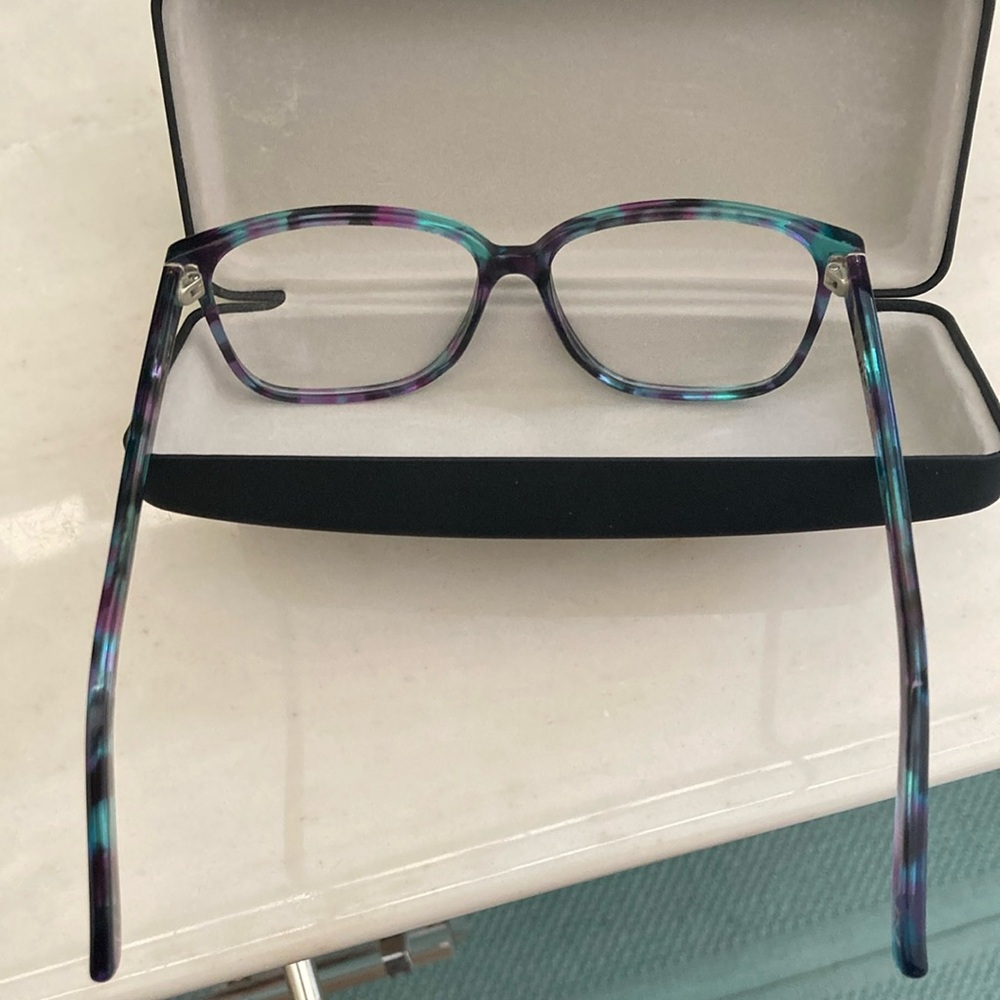 Blue and Purple EyeGlasses with Gradient Frame - Picture 4 of 5